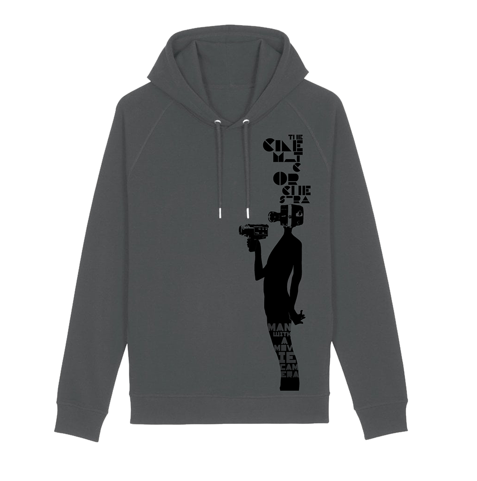 Man With A Movie Camera Hoodie - Grey