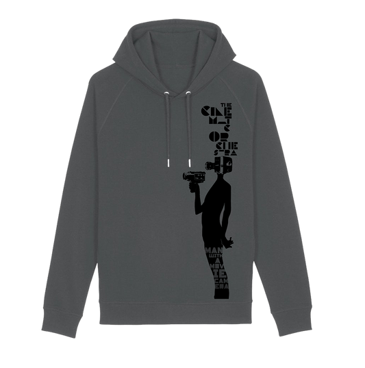 Man With A Movie Camera Hoodie - Grey